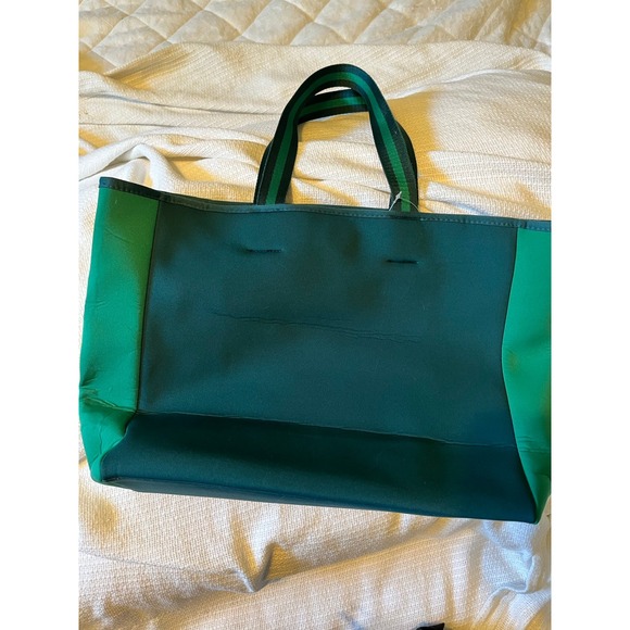 Summersalt Green Neoprene Tote NWT (flaws) - Picture 6 of 6